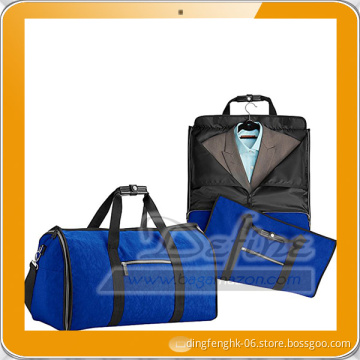 Garment Bag and Duffel with adjustable cushioned shoulder strap